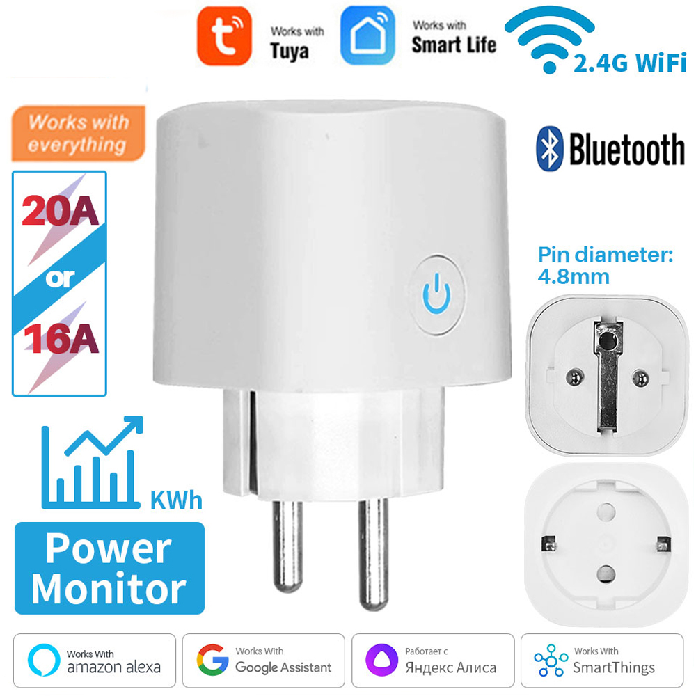 Smart Outdoor Plug - مقبس واي فاي ذكي متوافق مع