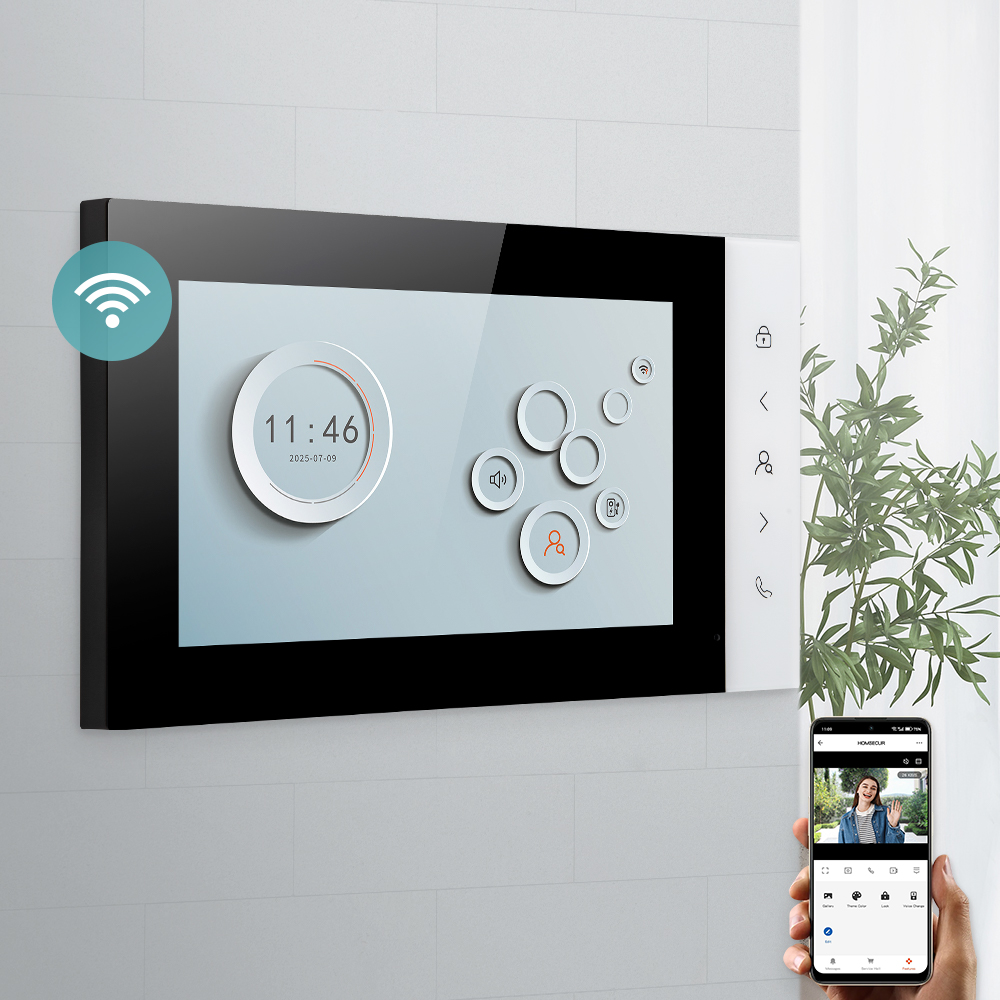 Video Doorbell - جهاز مراقبة داخلي HOMSECUR XM716D مع