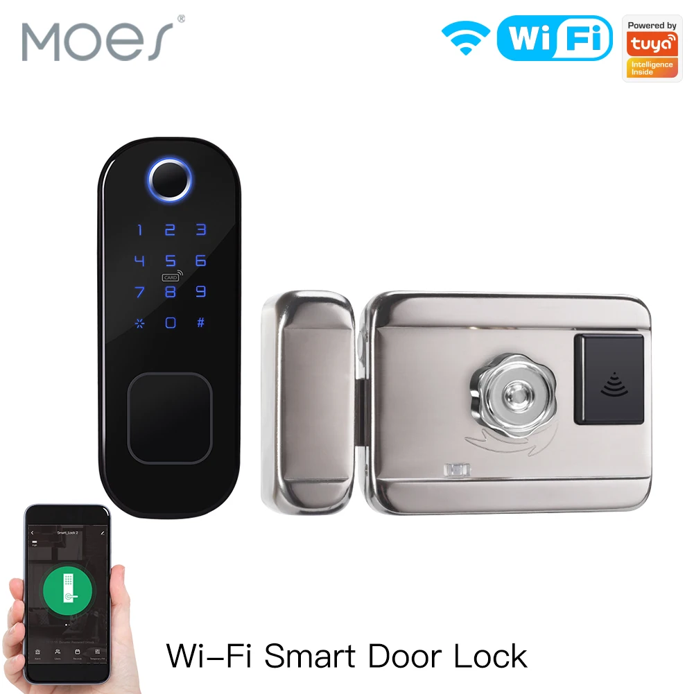Smart Home Networking - MOES WiFi Tuya قفل ذكي قفل