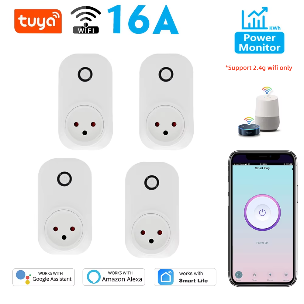 Smart Outdoor Plug - Tuya مأخذ (فيشة) ذكي الإسرائيلي التوصيل