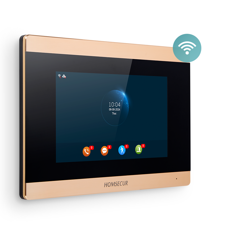 Video Doorbell - شاشة مراقبة داخلية HOMSECUR BA15D-G لجرس