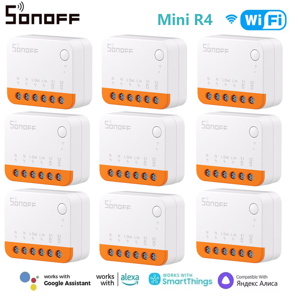 Smart Home Yandex - SONOFF Mini R4 Wifi وحدة تبديل