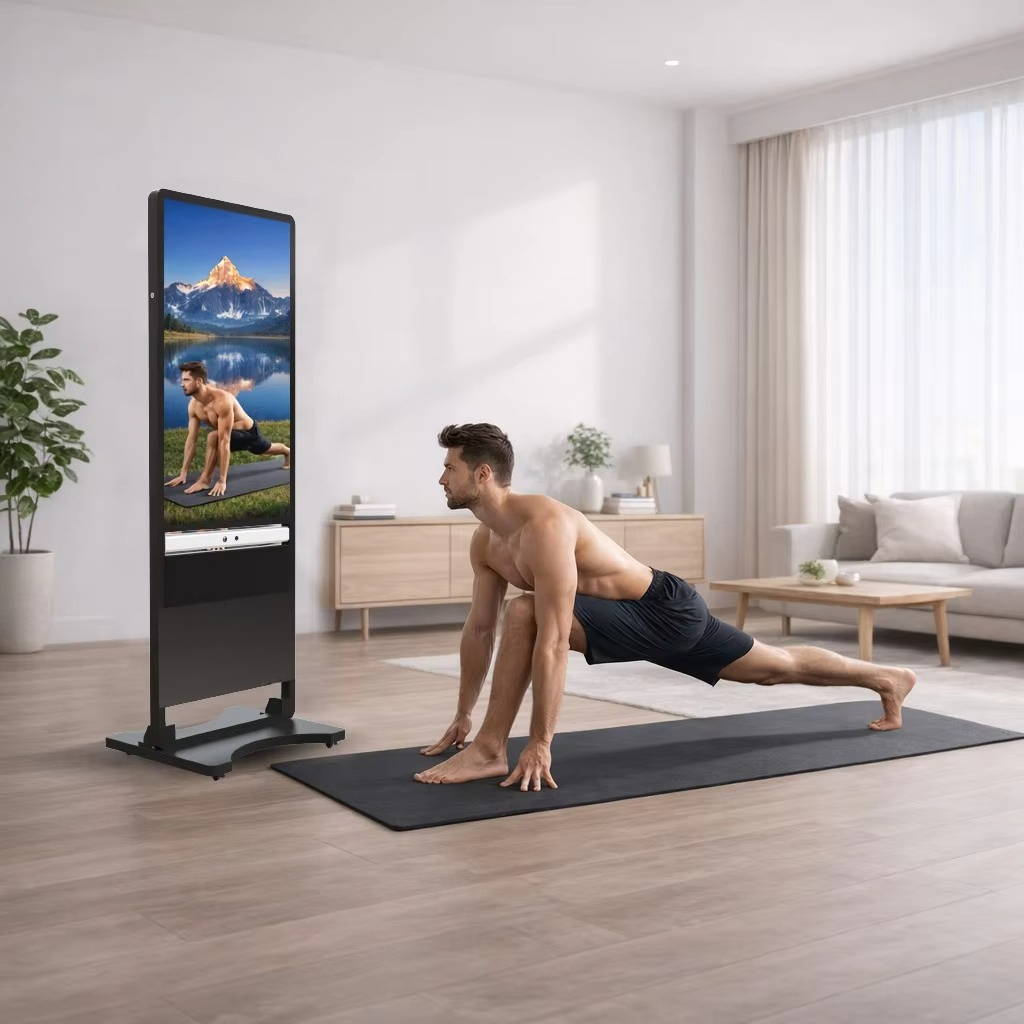 Smart Home Gym Mirror - مرآة ذكية للياقة البدنية مقاس 43