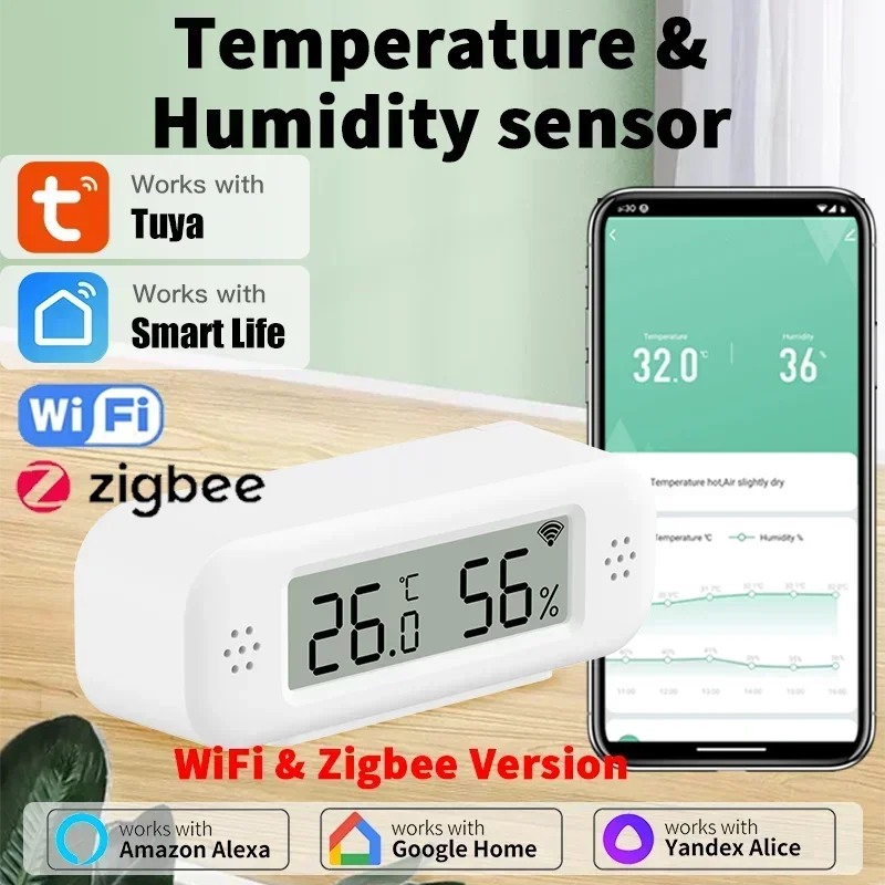 Smart Home Yandex - تويا زيجبي واي فاي درجة حرارة