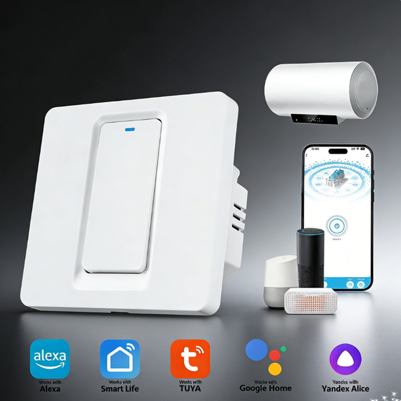 Smart Home Networking - مفتاح سخان المياه الذكي/واي فاي وتحكم