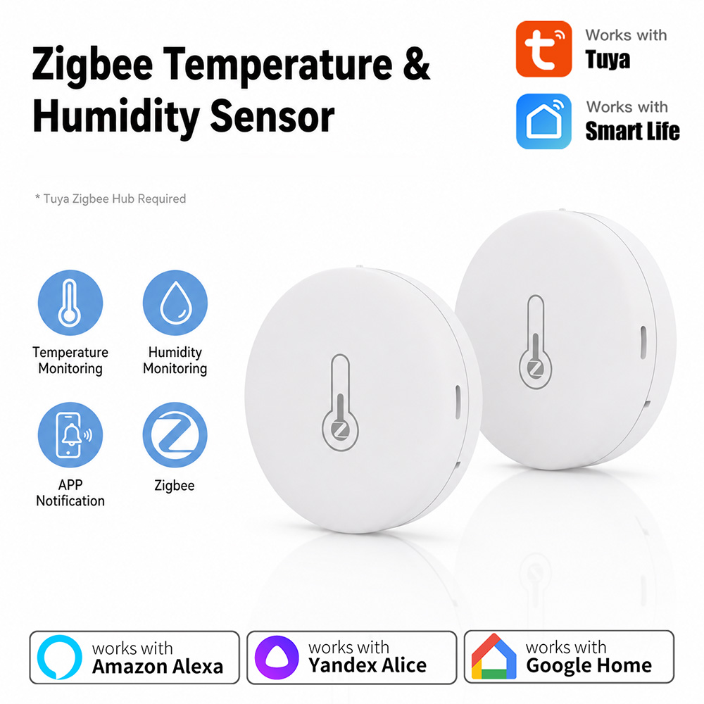 Smart Home Miniature - جهاز استشعار درجة الحرارة والرطوبة من