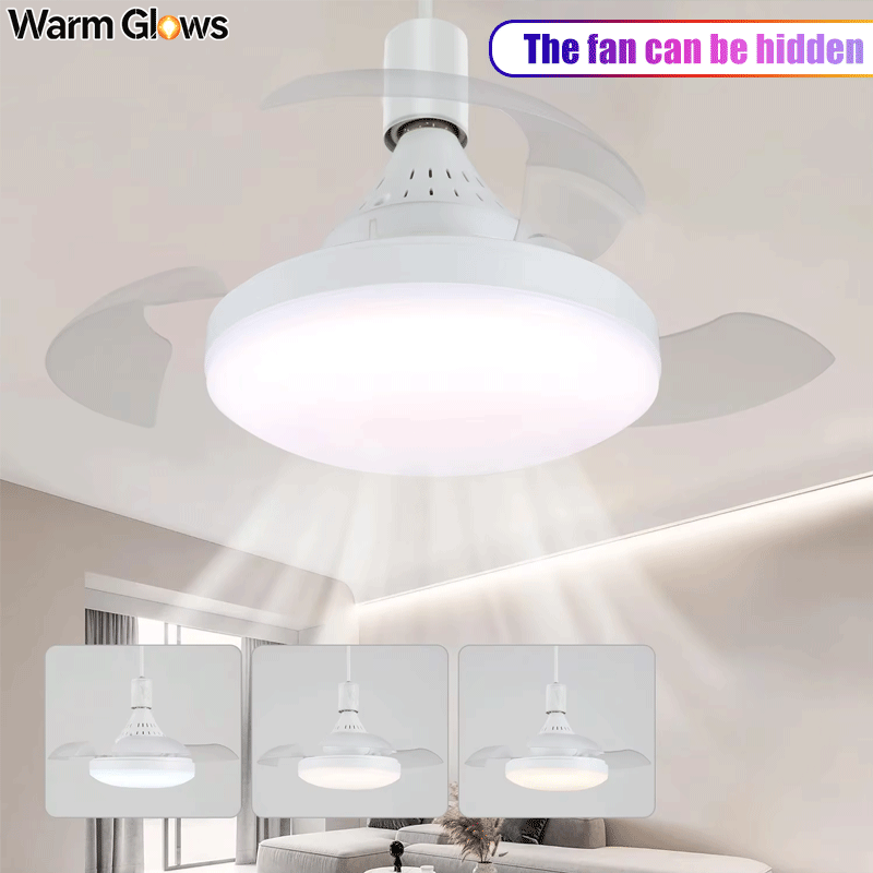 Smart Ceiling Fan - مروحة سقف مع إضاءة وجهاز تحكم
