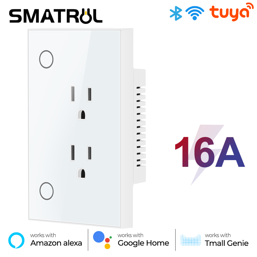 Smart Outdoor Plug - 16A Tuya واي فاي المقبس الولايات