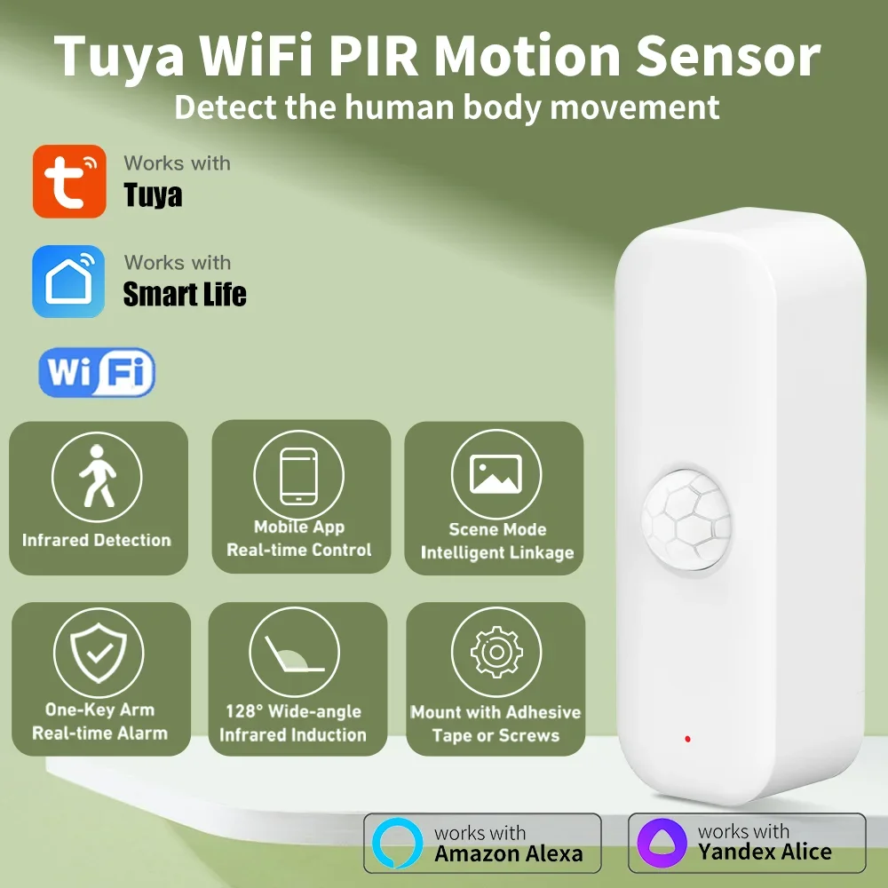 Zigbee Motion Sensor - Tuya WiFi Zigbee PIR محس حركة