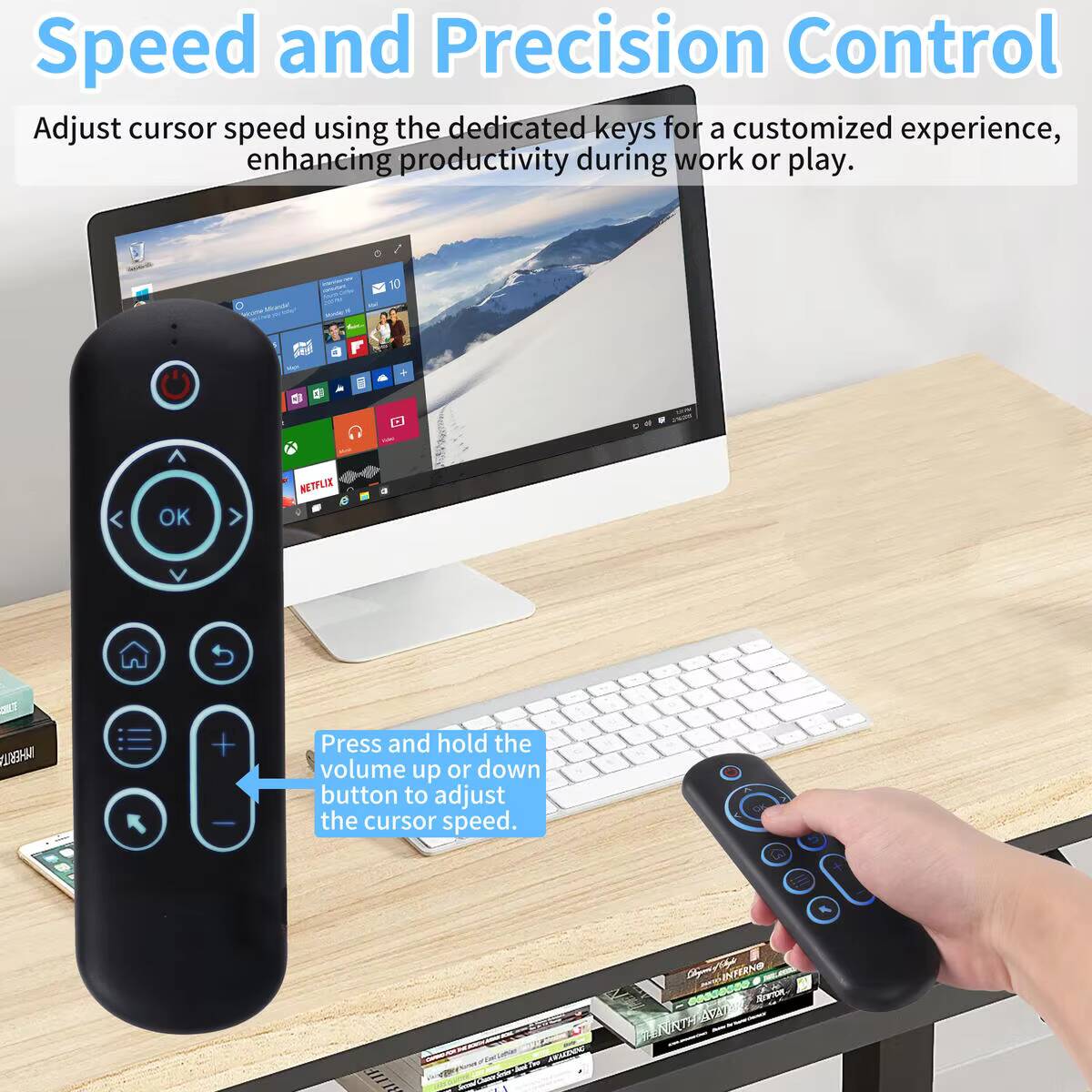 Smart Home Keyboard - لوحة مفاتيح صغيرة بتقنية البلوتوث ثنائية