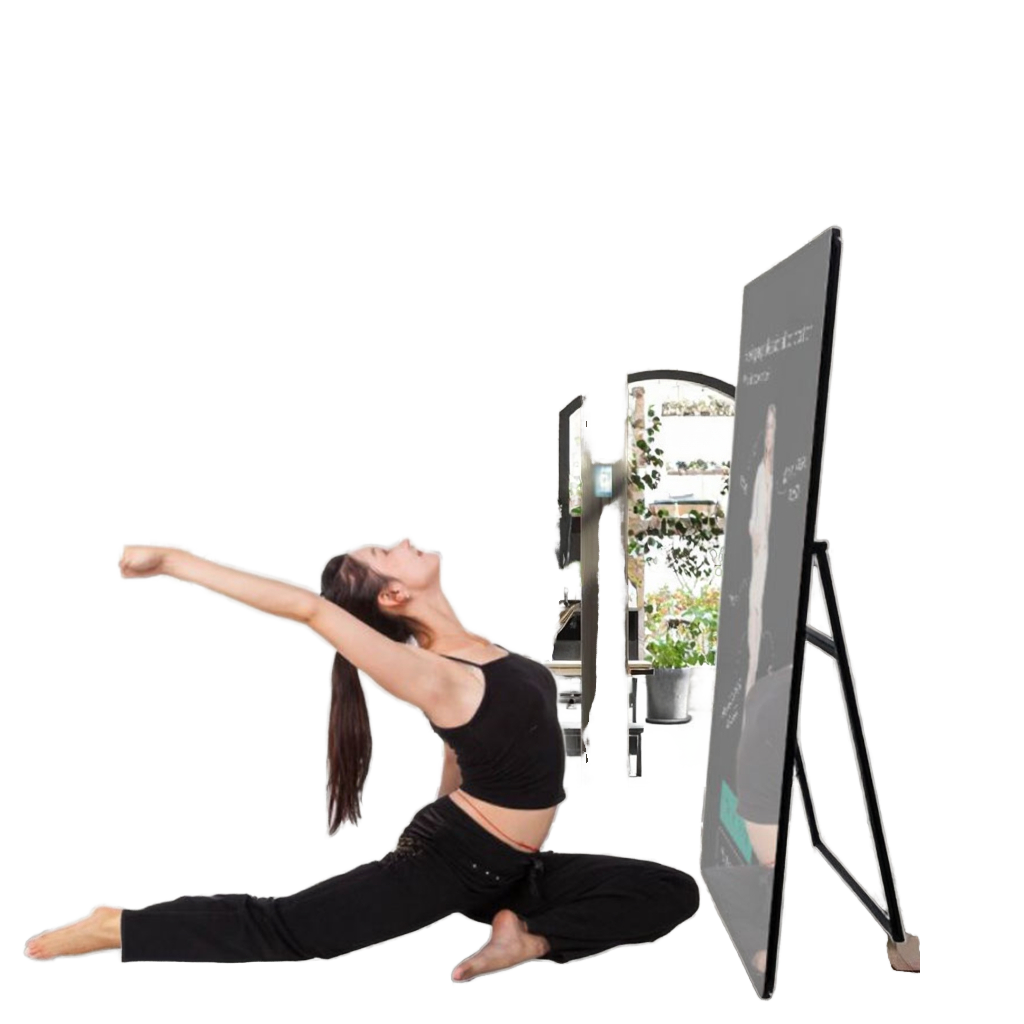 Smart Home Gym Mirror - مرآة لياقة ذكية على شكل حرف