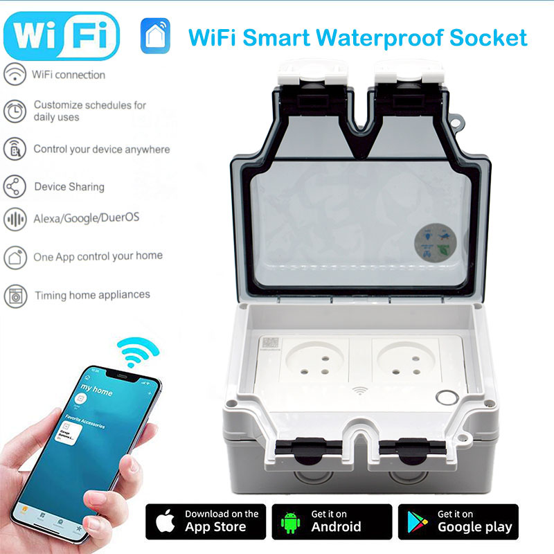 Smart Outdoor Plug - مقبس ذكي 16 أمبير مقاوم للماء