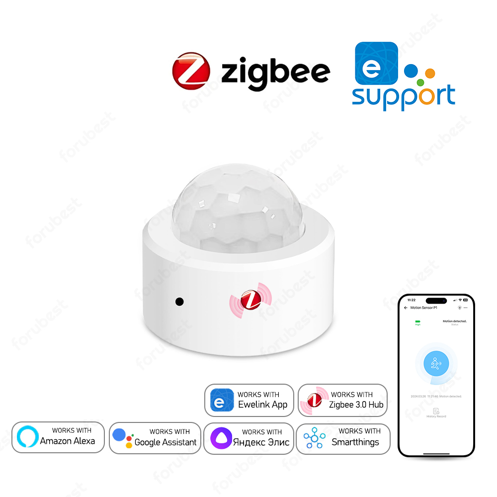 Zigbee Motion Sensor - زيجبي 3.0 مستشعر الحركة البشرية PIR