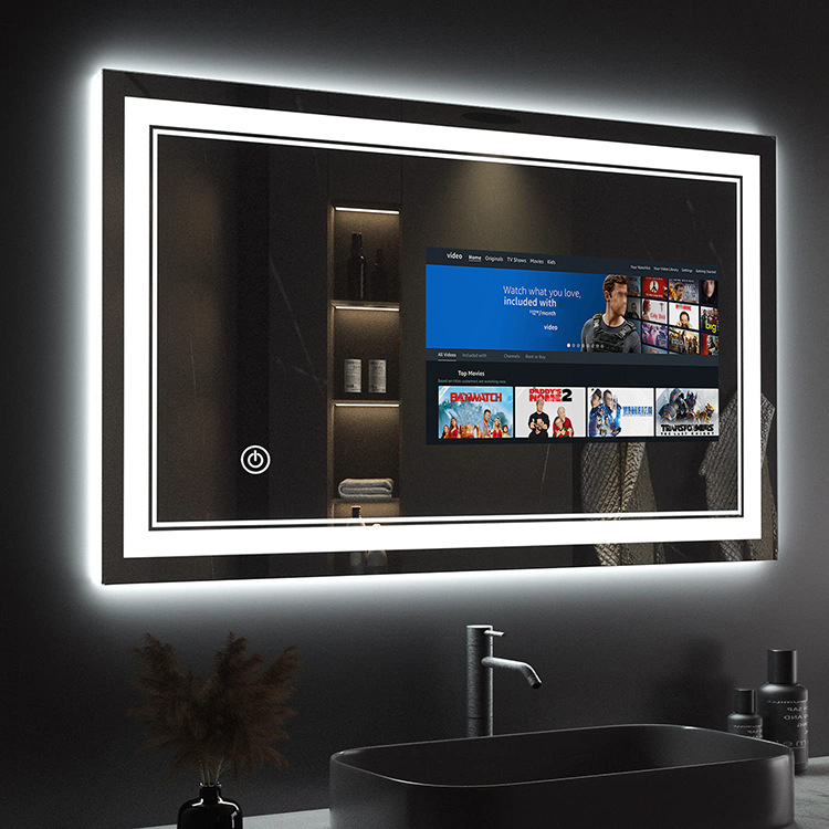 Smart Home Gym Mirror - مرآة ذكية مقاومة للماء بشاشة تعمل