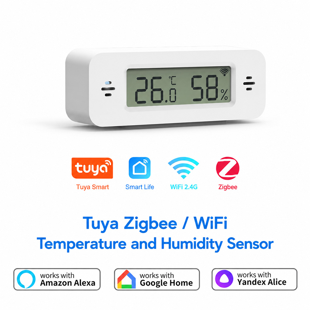 Smart Home Miniature - جهاز استشعار درجة الحرارة والرطوبة الذكي