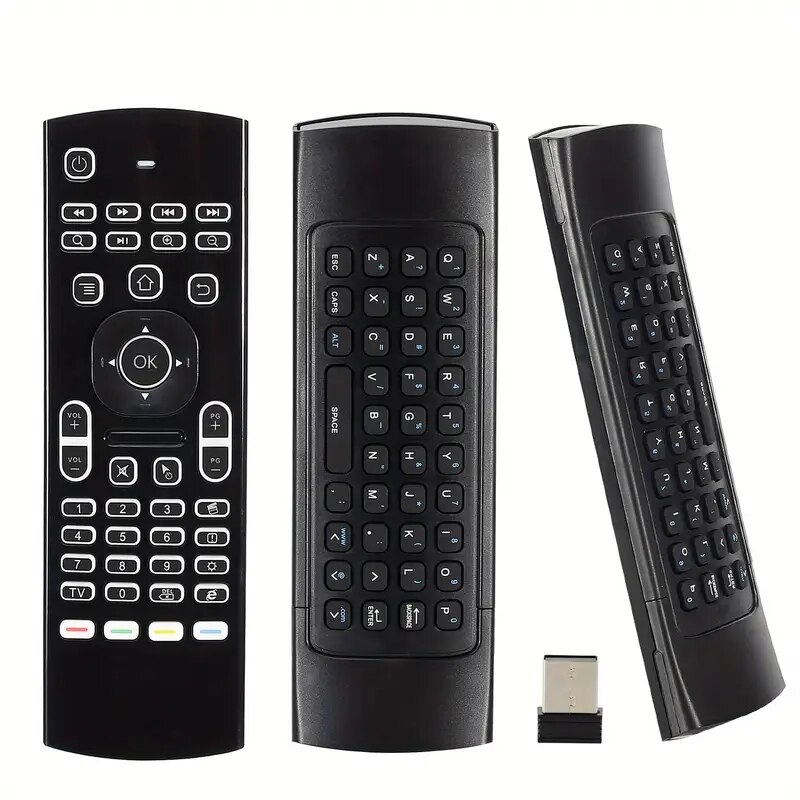 Smart Home Keyboard - لوحة مفاتيح لاسلكية MX3 بإضاءة خلفية