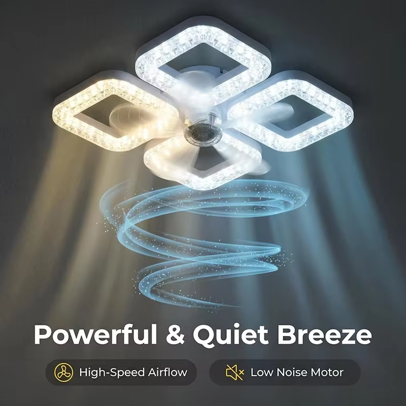 مروحة سقف ذكية بإضاءة LED بقوة - مراجعة Smart Ceiling Fan وسعره