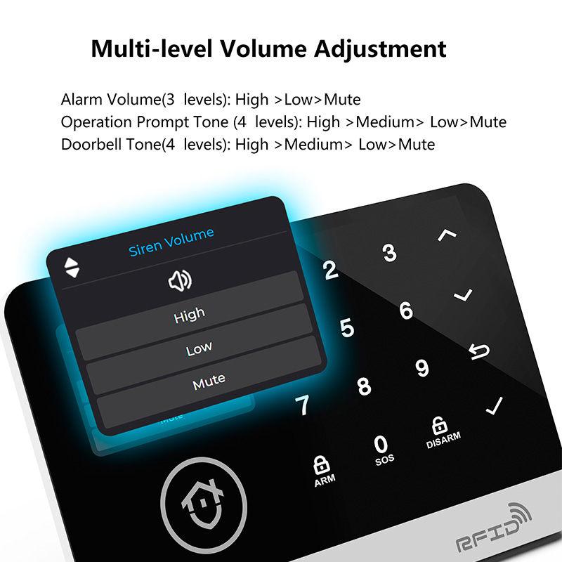 نظام إنذار للمنزل Tuya WIFI GS - مراجعة Smart Home Keyboard وسعره