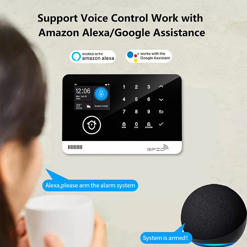 نظام إنذار للمنزل Tuya WIFI GS - مراجعة Smart Home Keyboard وسعره
