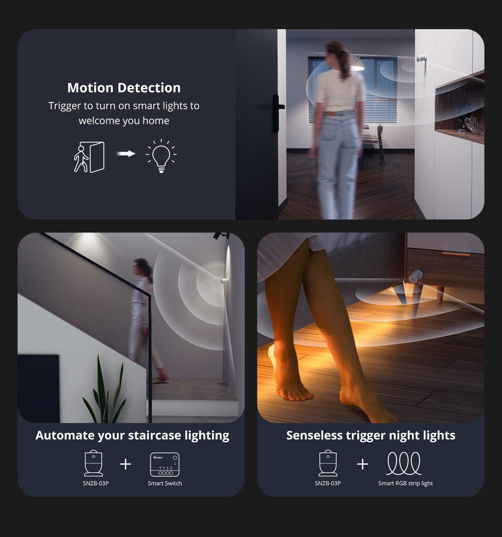 SONOFF SNZB-03P زيجبي مستشعر ا - مراجعة Zigbee Motion Sensor وسعره