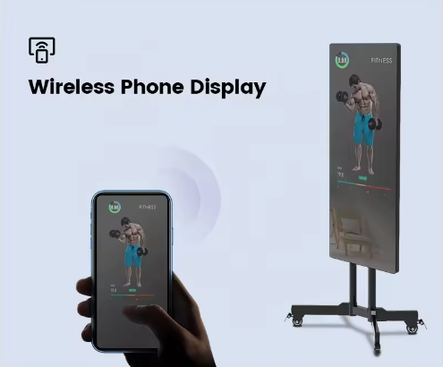 55 بوصة نماذج جديدة الذكية شاش - مراجعة Smart Home Gym Mirror وسعره