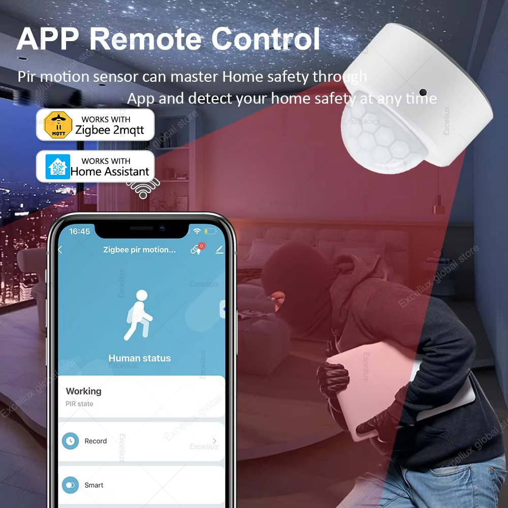 زيجبي PIR محس حركة صغير الأشعة - مراجعة Zigbee Motion Sensor وسعره