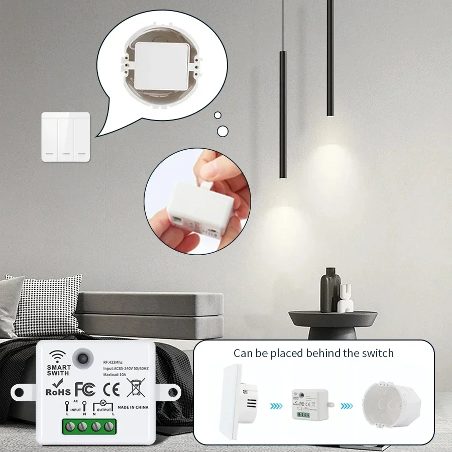 مفتاح تحكم عن بعد لاسلكي RF 43 - مراجعة Smart Home Miniature وسعره
