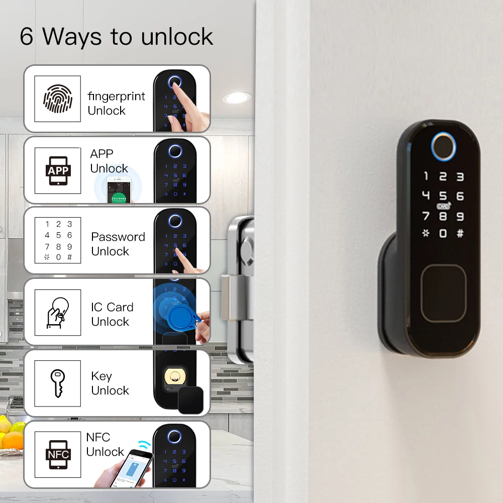 MOES WiFi Tuya قفل ذكي قفل الب - مراجعة Smart Home Networking وسعره