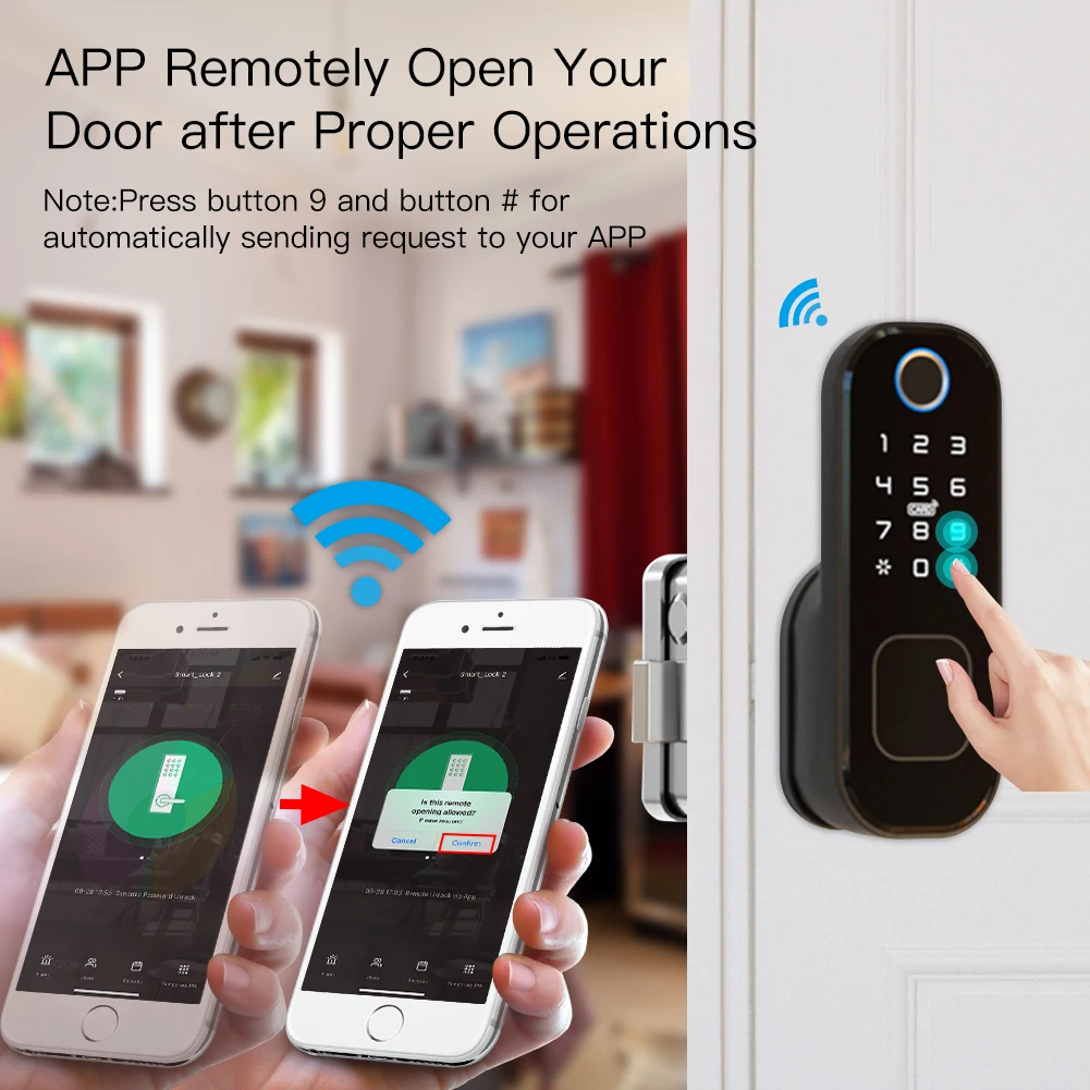 MOES WiFi Tuya قفل ذكي قفل الب - مراجعة Smart Home Networking وسعره