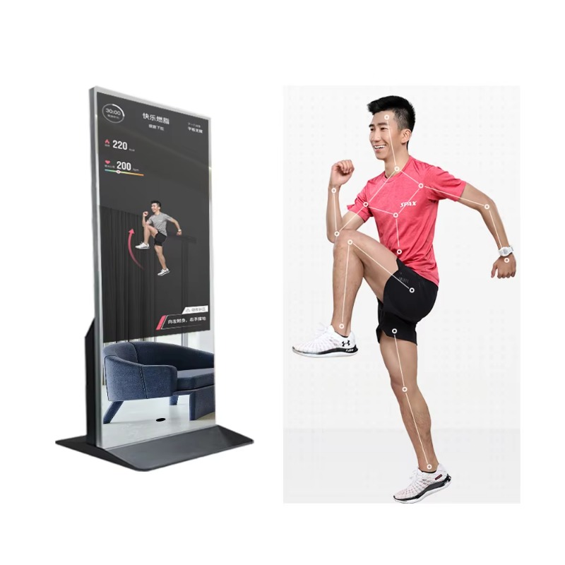 شاشة عرض إعلانية ذكية تفاعلية  - مراجعة Smart Home Gym Mirror وسعره