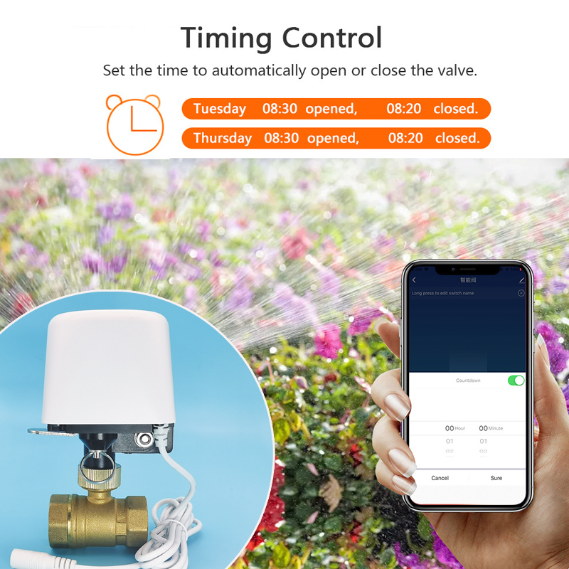صمام مياه ذكي 1/2 بوصة 3/4 بوص - مراجعة Smart Home Web وسعره