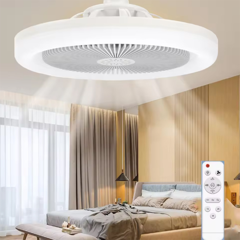 مروحة سقف ذكية حديثة مع إضاءة  - مراجعة Smart Ceiling Fan وسعره