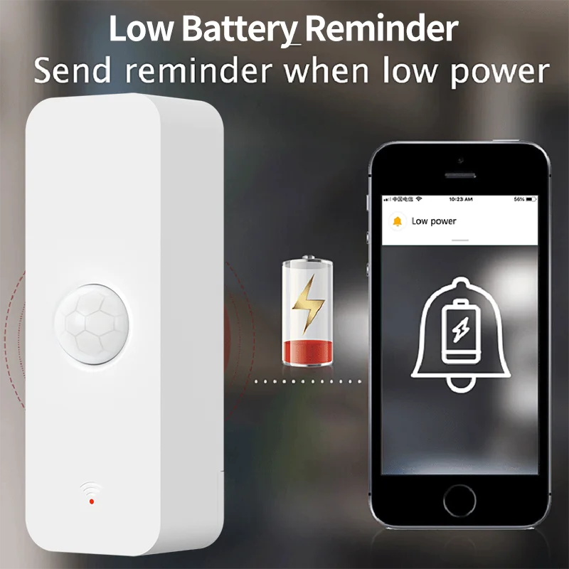 Tuya WiFi Zigbee PIR محس حركة  - مراجعة Zigbee Motion Sensor وسعره
