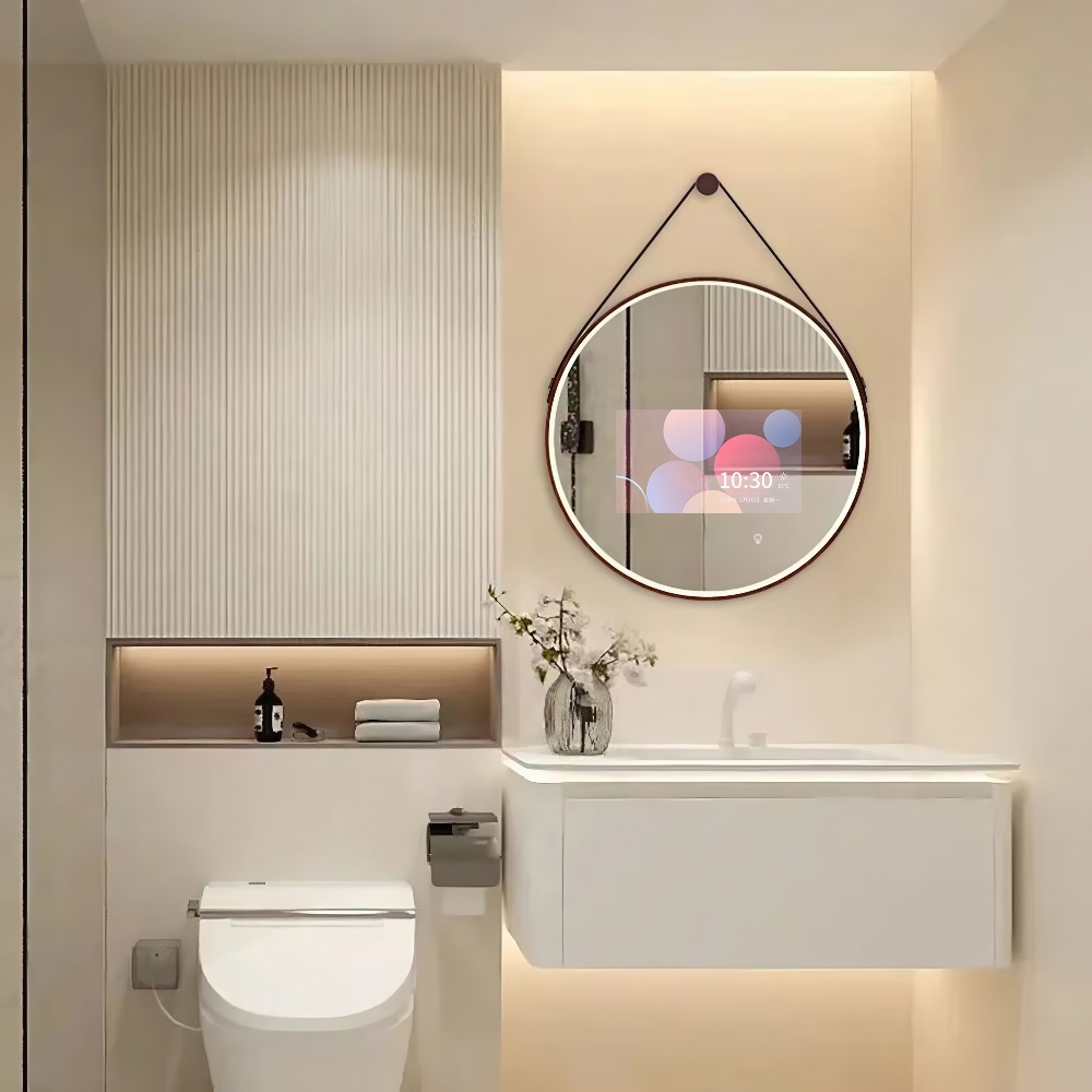 مرآة ذكية بشاشة لمس LED كاملة  - مراجعة Smart Home Gym Mirror وسعره