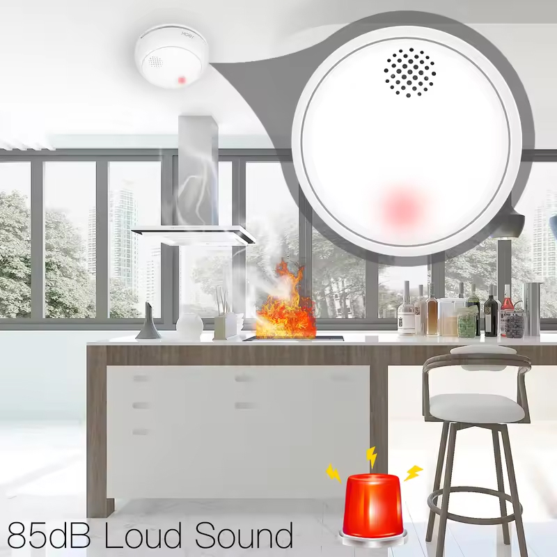 كاشف دخان ذكي لاسلكي من MOES ي - مراجعة Smart Home Kitchen وسعره