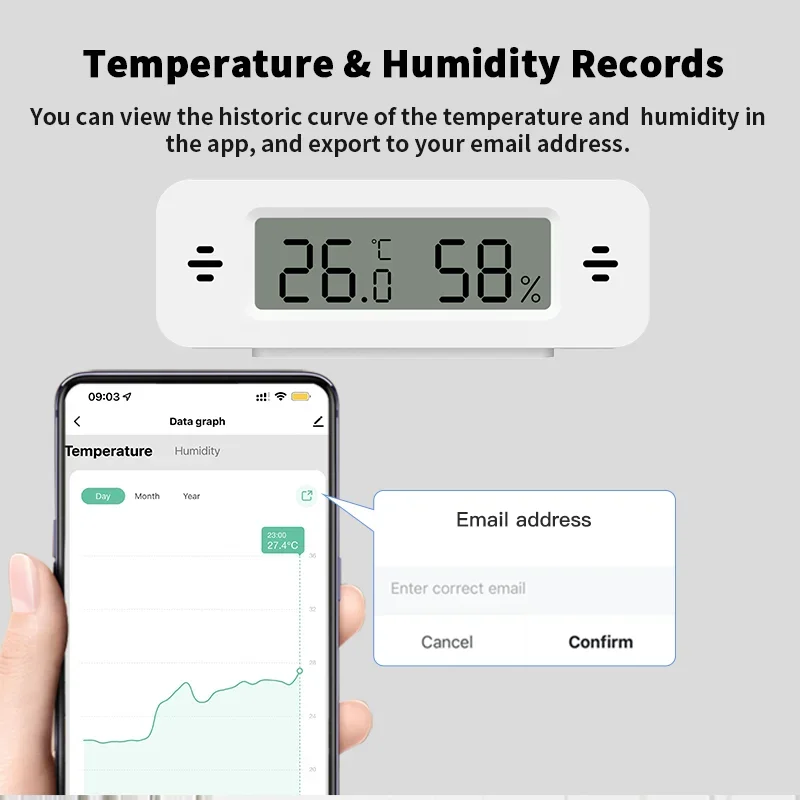 Tuya WiFi Zigbee مستشعر درجة ا - مراجعة Smart Home Yandex وسعره