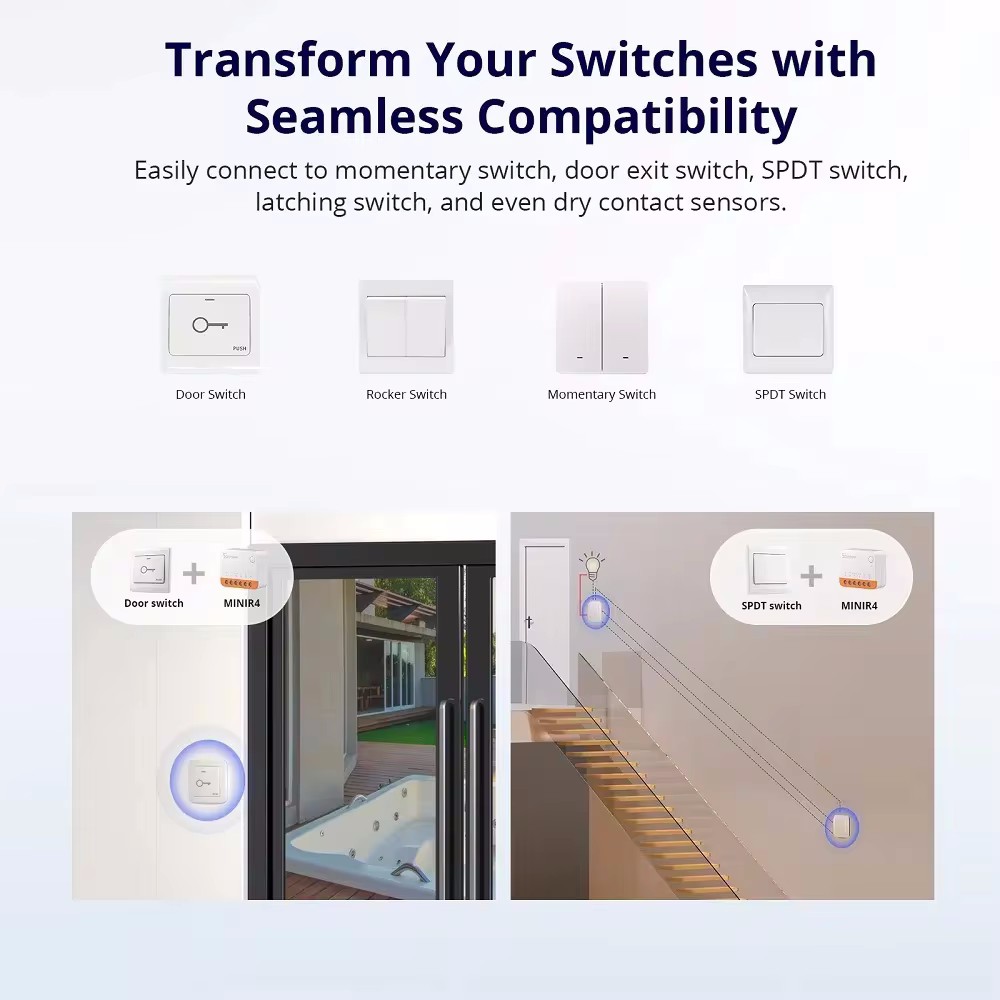 SONOFF Mini R4 Wifi وحدة تبديل - مراجعة Smart Home Yandex وسعره