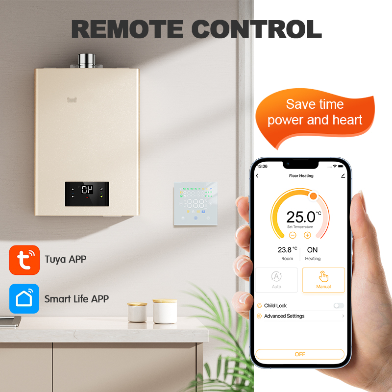 Tuya-ترموستات ذكي لتسخين الميا - مراجعة Smart Home Yandex وسعره