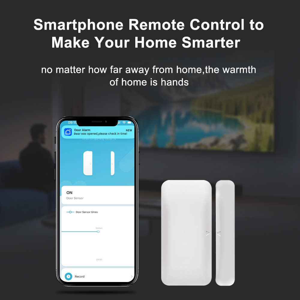 جهاز استشعار لاسلكي للأبواب وا - مراجعة Smart Home Miniature وسعره