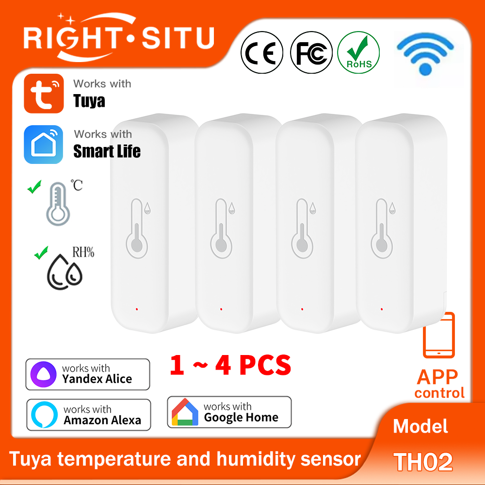 1 ~ 4 قطعة Tuya WiFi مستشعر در - مراجعة Smart Home Yandex وسعره