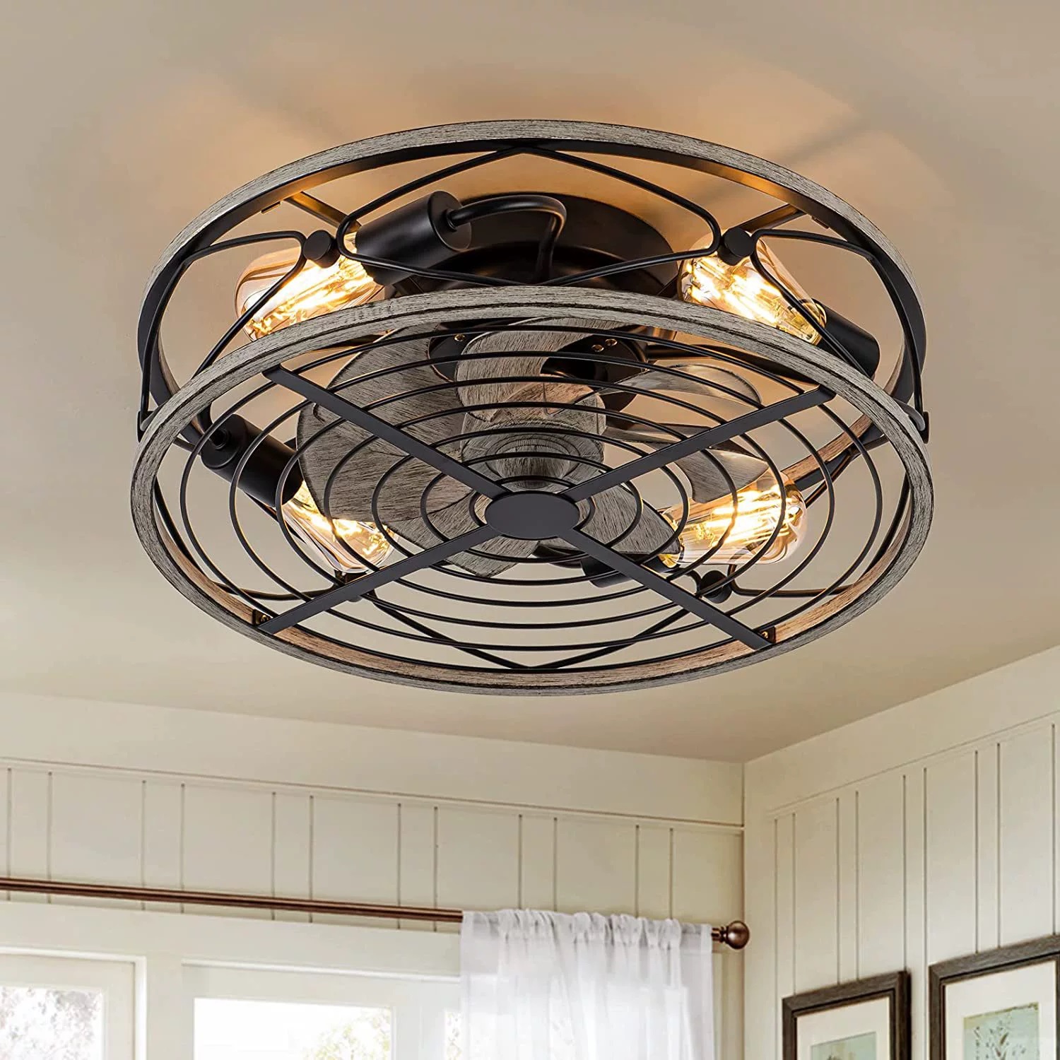 مروحة سقف ذكية مع أضواء التحكم - مراجعة Smart Ceiling Fan وسعره