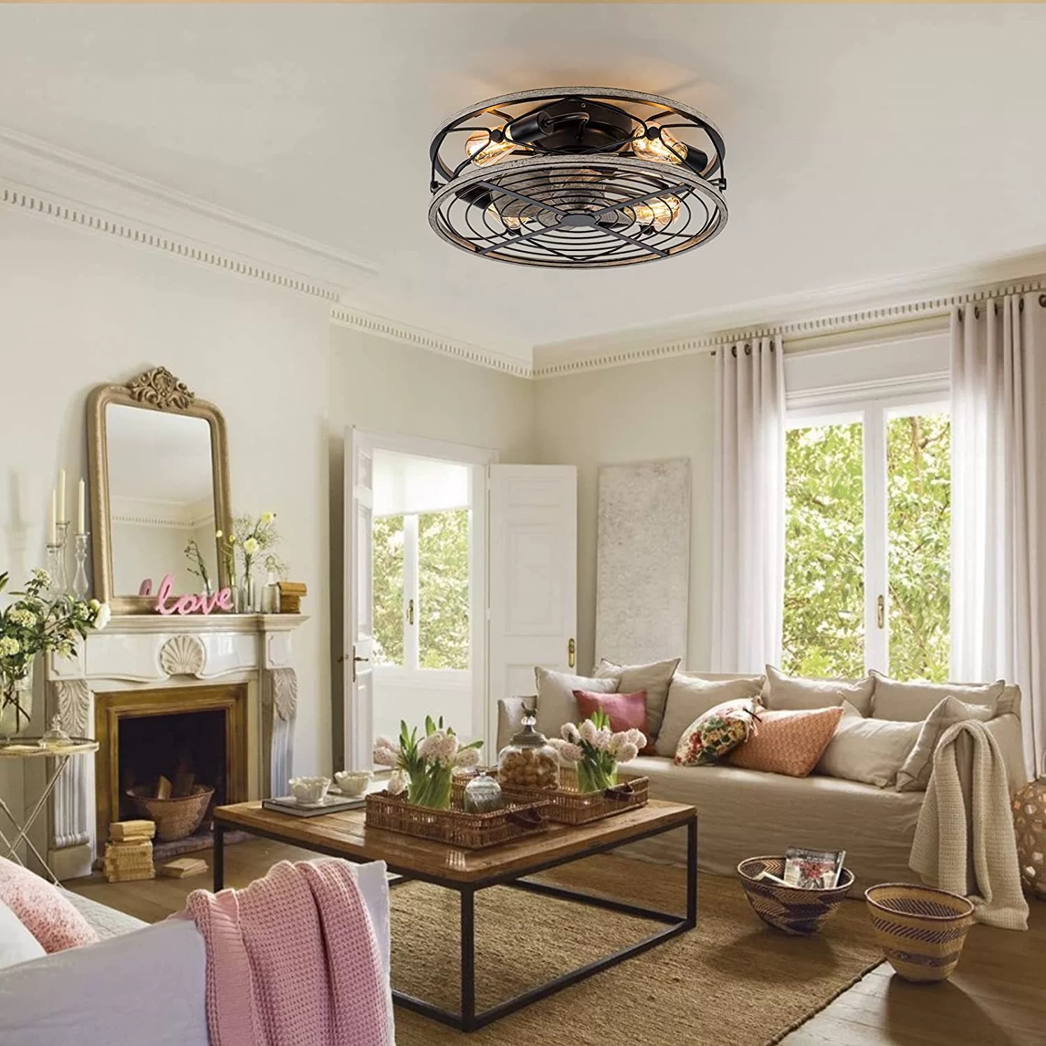 مروحة سقف ذكية مع أضواء التحكم - مراجعة Smart Ceiling Fan وسعره