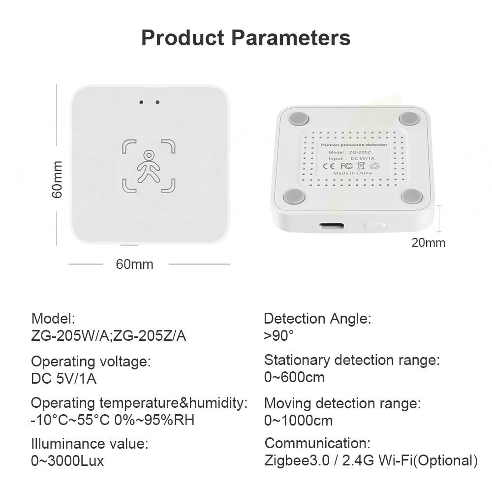 Tuya WiFi/ Zigbee مستشعر الوجو - مراجعة Zigbee Motion Sensor وسعره