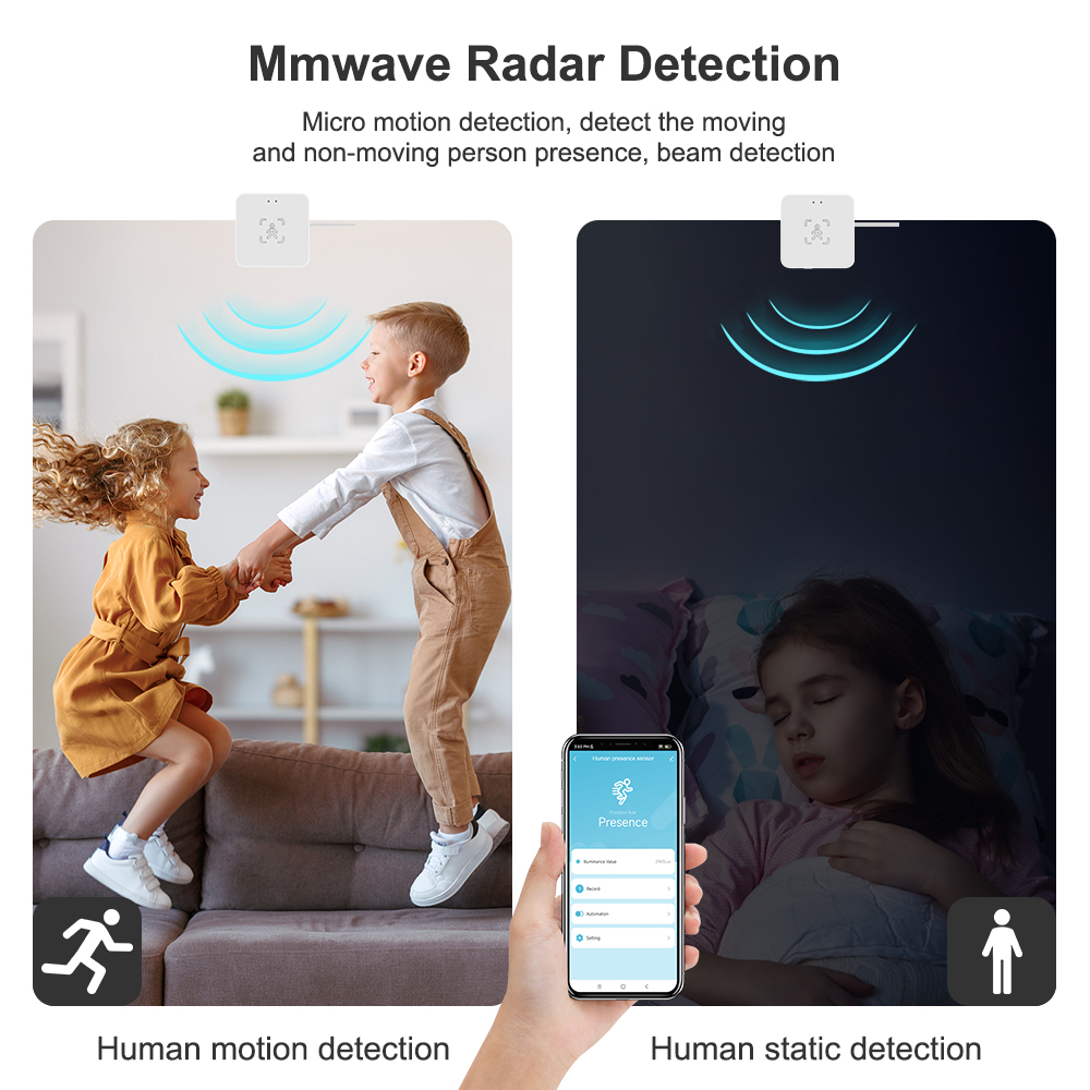 Tuya WiFi/ Zigbee مستشعر الوجو - مراجعة Zigbee Motion Sensor وسعره