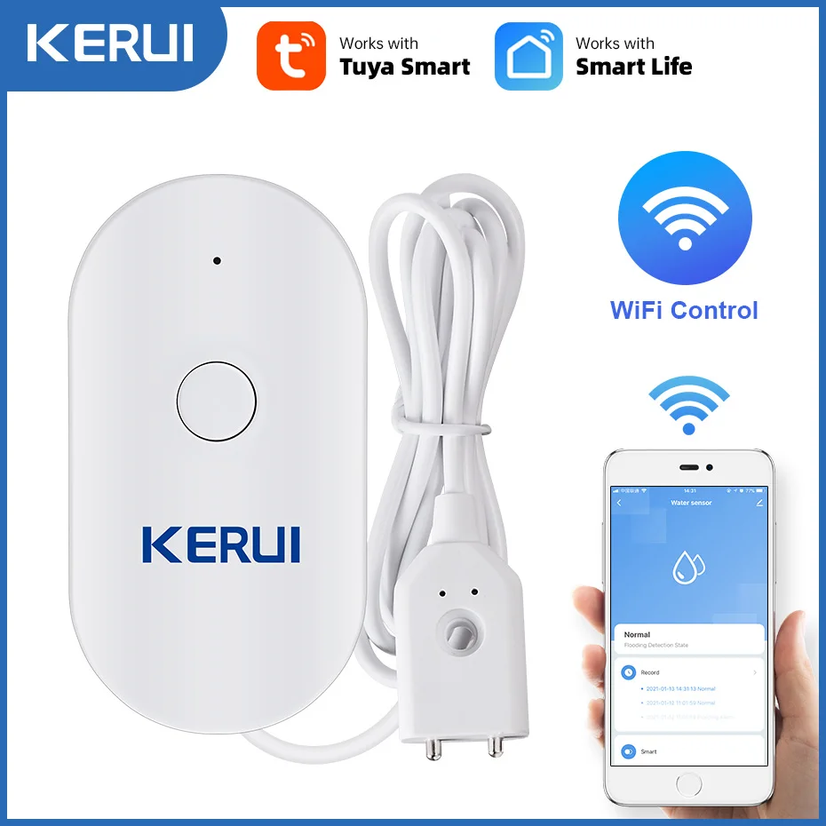 KERUI WiFi مستشعر المياه المنز - مراجعة Smart Home Kitchen وسعره