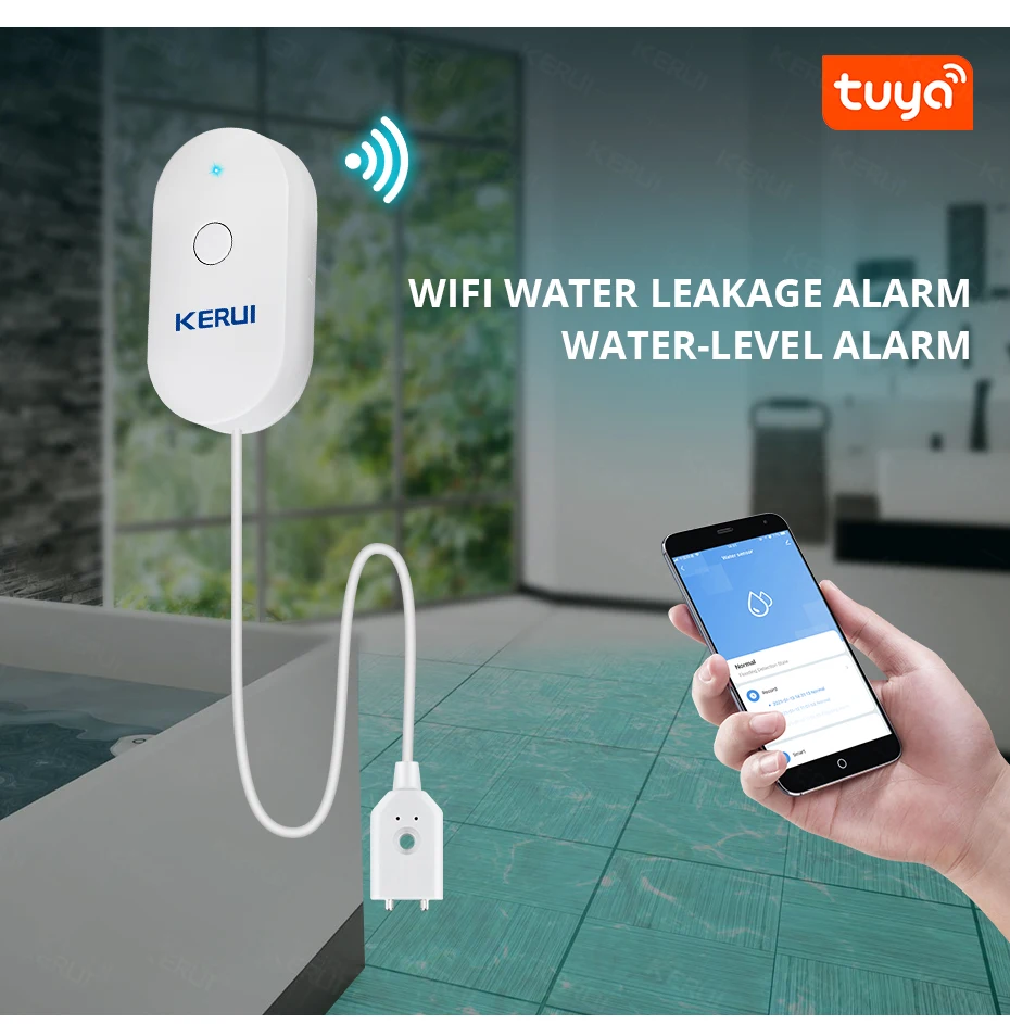 KERUI WiFi مستشعر المياه المنز - مراجعة Smart Home Kitchen وسعره