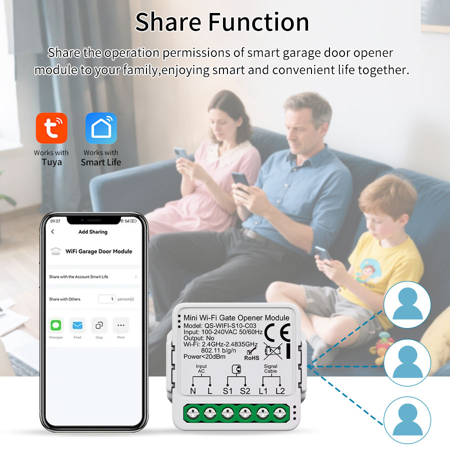 وحدة تحكم ذكية لفتح باب المرآب - مراجعة Smart Home Networking وسعره