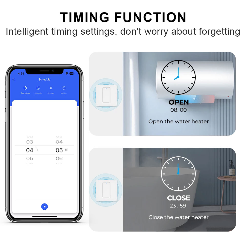 مفتاح سخان المياه الذكي/واي فا - مراجعة Smart Home Networking وسعره