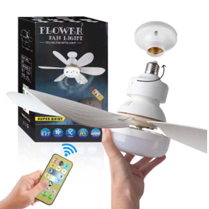 مروحة سقف LED منزلية E27 لعام  - مراجعة Smart Ceiling Fan وسعره