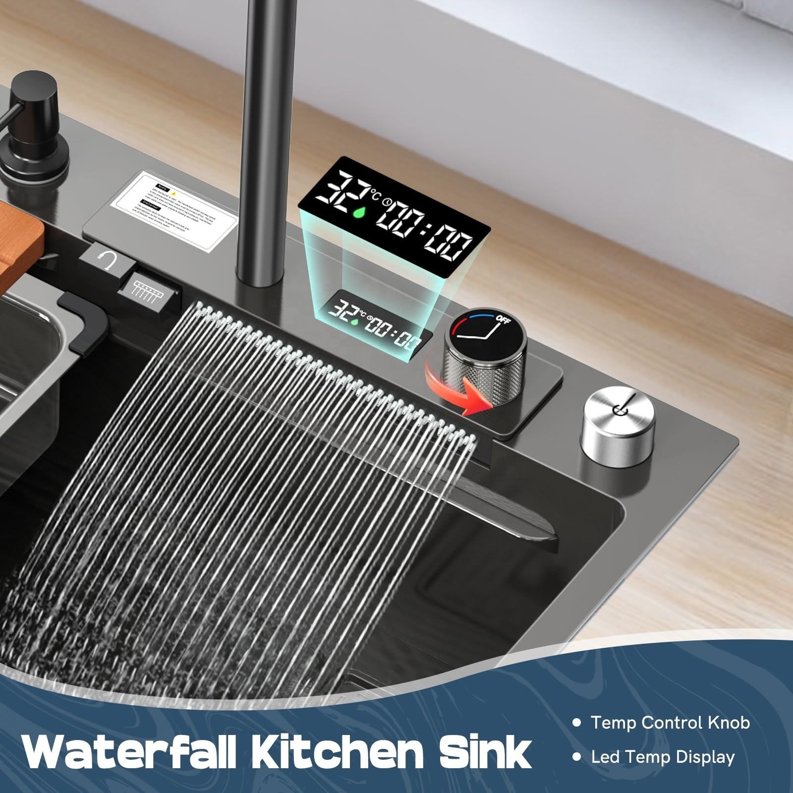 حنفية مطبخ ذكية حديثة من الفول - مراجعة Smart Home Kitchen وسعره